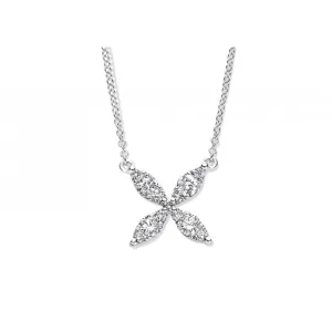Collier avec motif - Or Blanc, Diamants (CO1628WB42)