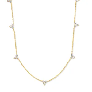 Collier avec motif - Or Jaune, Diamants (067451A)