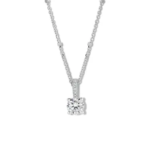 Collier Naiomy - Argent et zircons (N9H11)