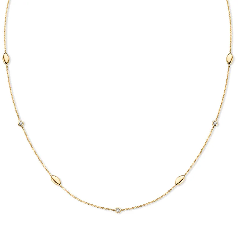 Collier One More - Vulsini Or Jaune et Diamants (061301A)