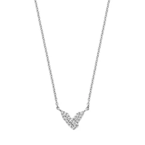 Collier TI SENTO - Argent, zircons (3990ZI)
