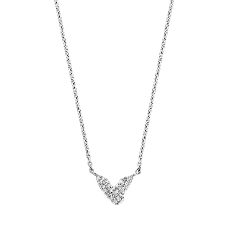Collier TI SENTO - Argent, zircons (3990ZI)