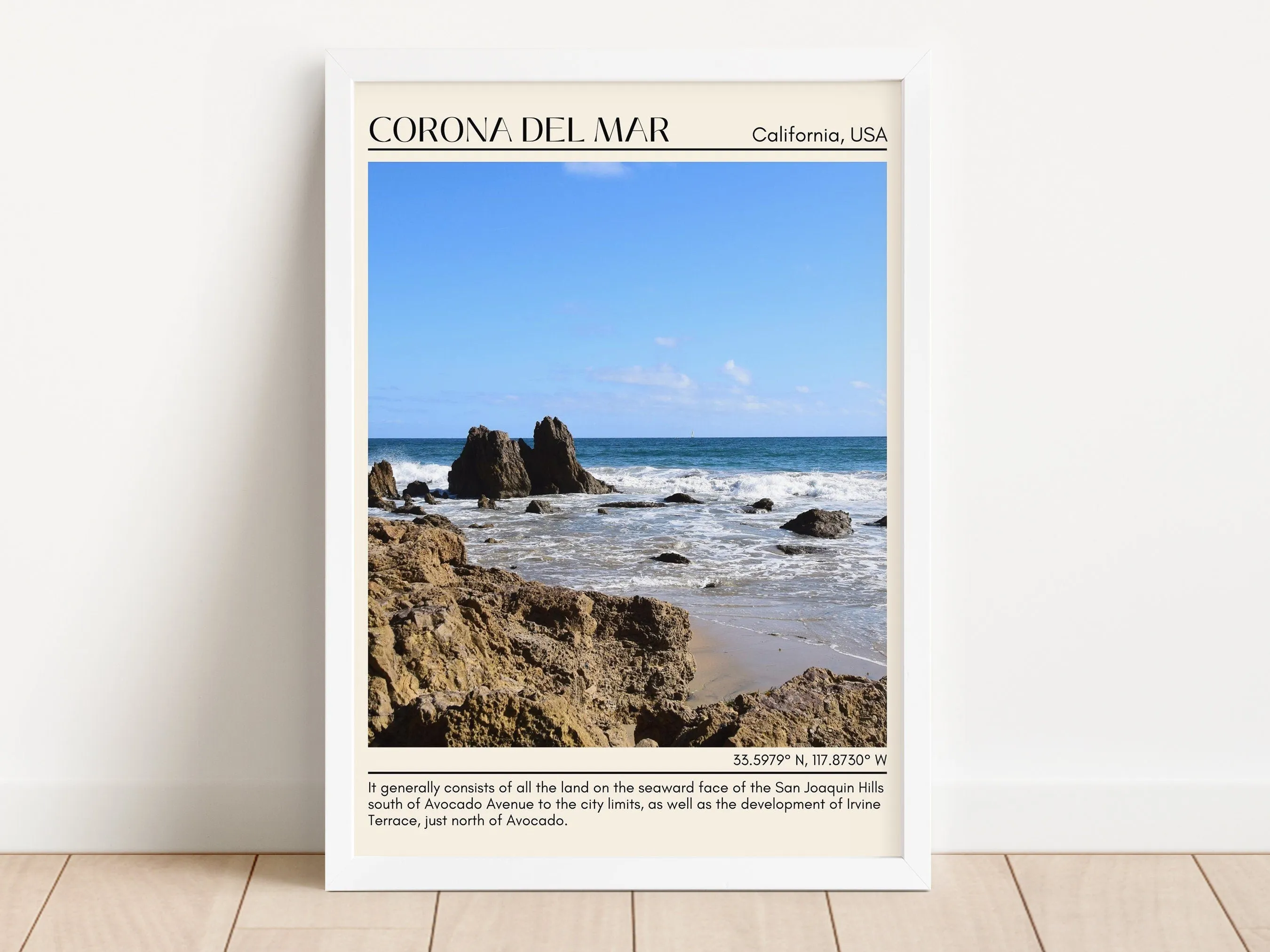 Corona del Mar Wall Art Canva, USA