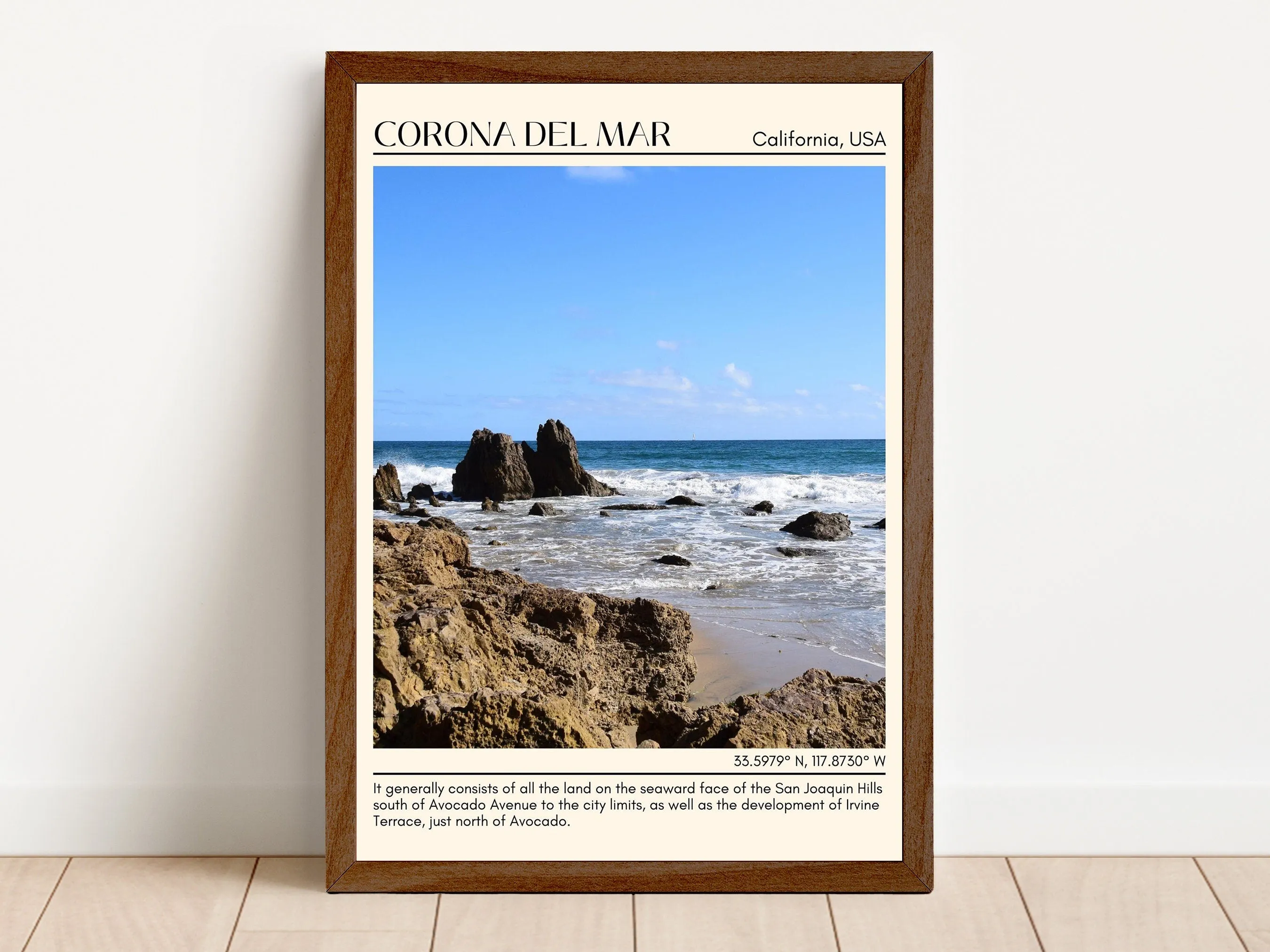 Corona del Mar Wall Art Canva, USA