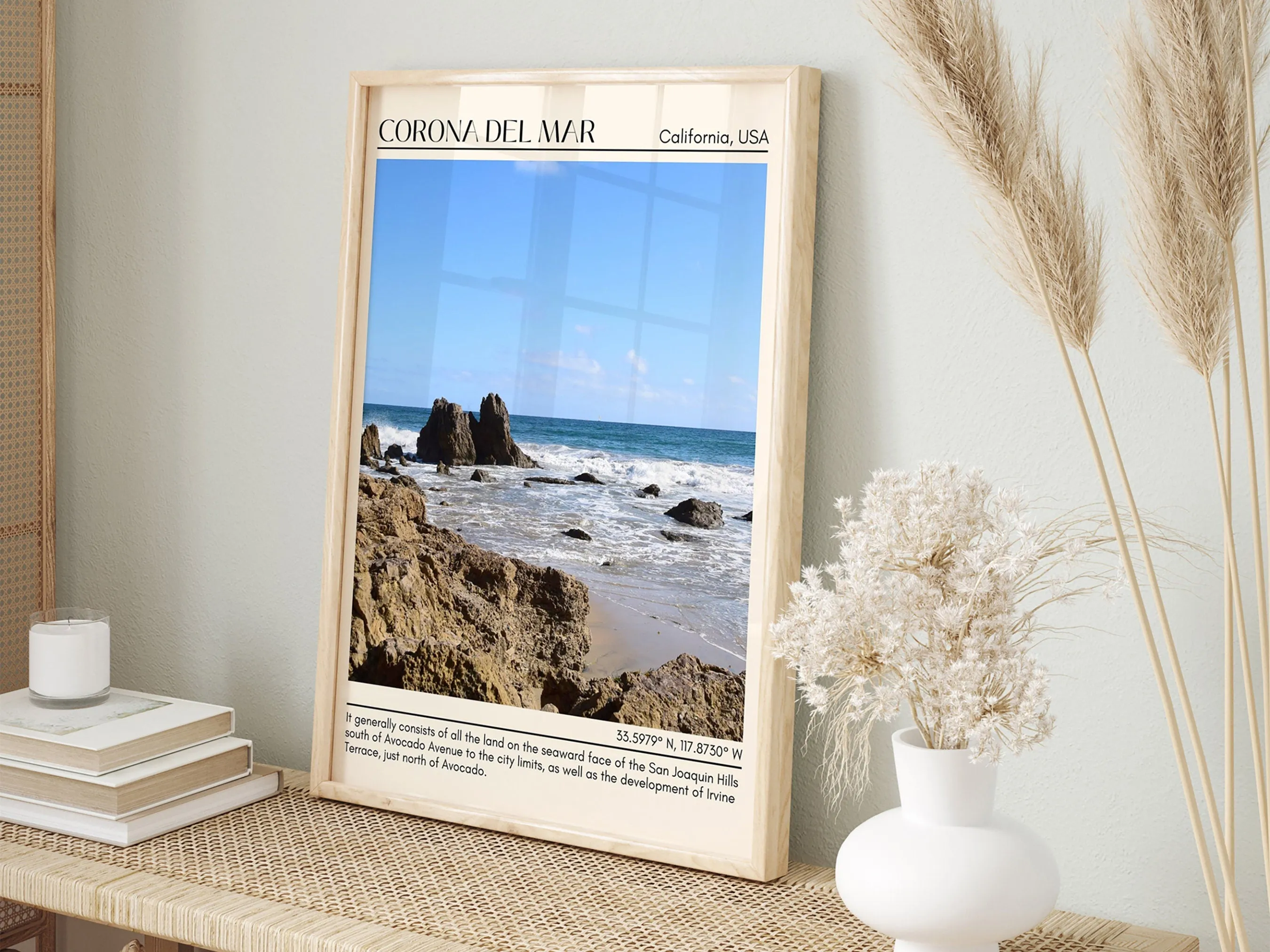 Corona del Mar Wall Art Canva, USA