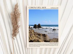 Corona del Mar Wall Art Canva, USA