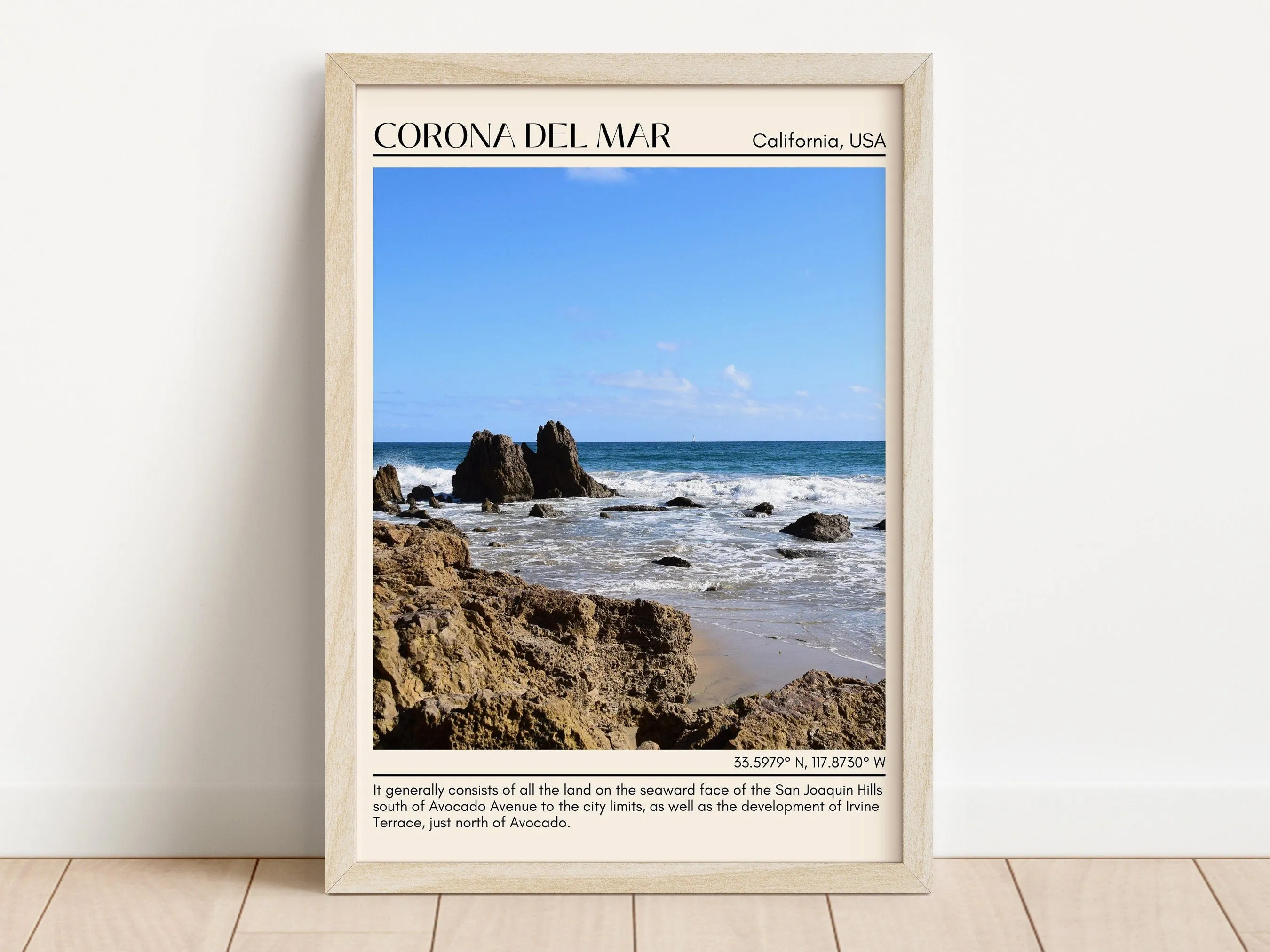 Corona del Mar Wall Art Canva, USA