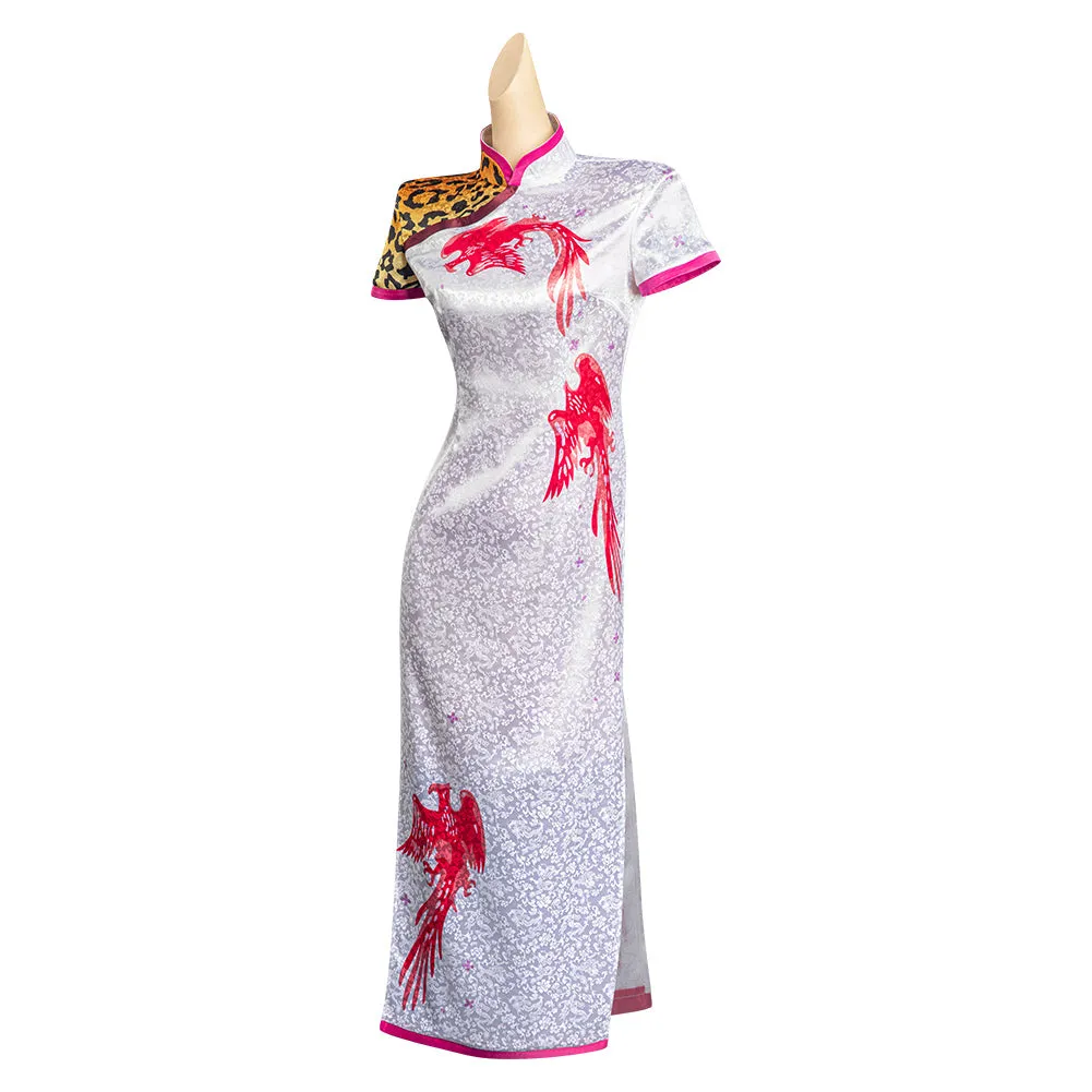 Cosplay Costume Cheongsam Dress Halloween Carnival Party Disguise Suit Jigoku Raku Hell\\'s Paradise sagiri