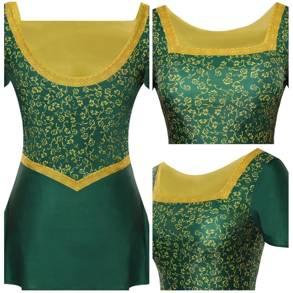 cosplay Fiona Cosplay Costume Swimsuit Outfits Halloween Carnival Party Suit Shrek