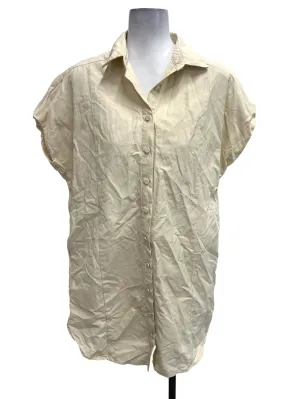 Cotton Button Down Shift Dress OSN