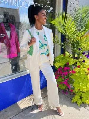 Crean Satin Blazer