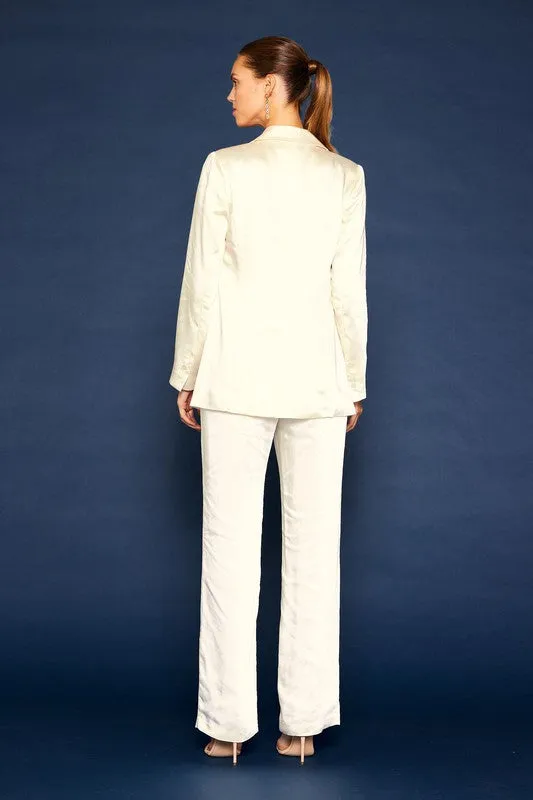 Crean Satin Blazer