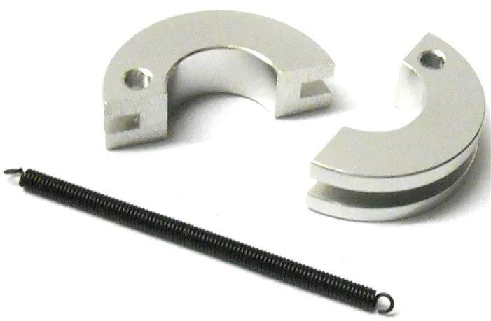 CS102S 1/10 Scale Nitro Engine 2 Shoe Aluminium Alloy Clutch with Spring Silver