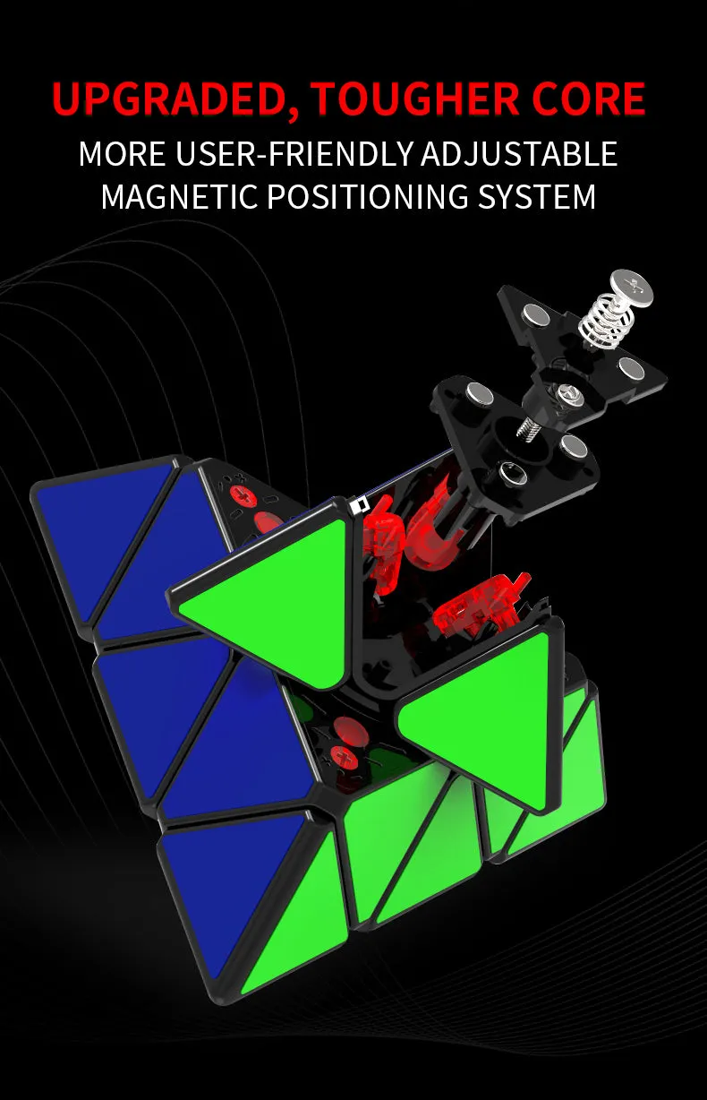 CSE Premium X-Man Bell Magnetic Pyraminx V2