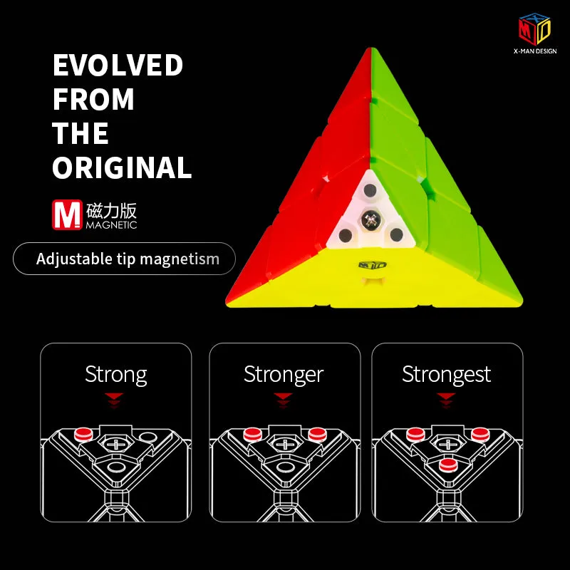 CSE Premium X-Man Bell Magnetic Pyraminx V2