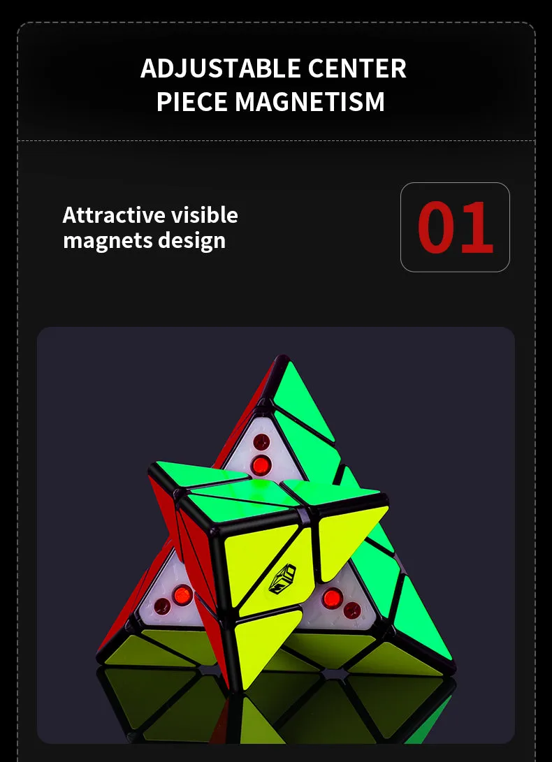 CSE Premium X-Man Bell Magnetic Pyraminx V2