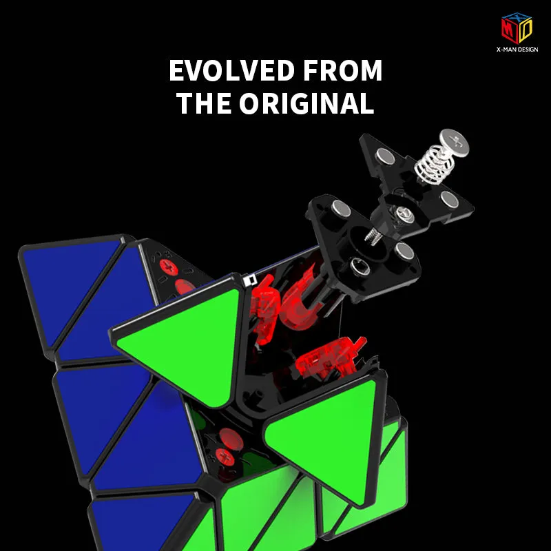 CSE Premium X-Man Bell Magnetic Pyraminx V2