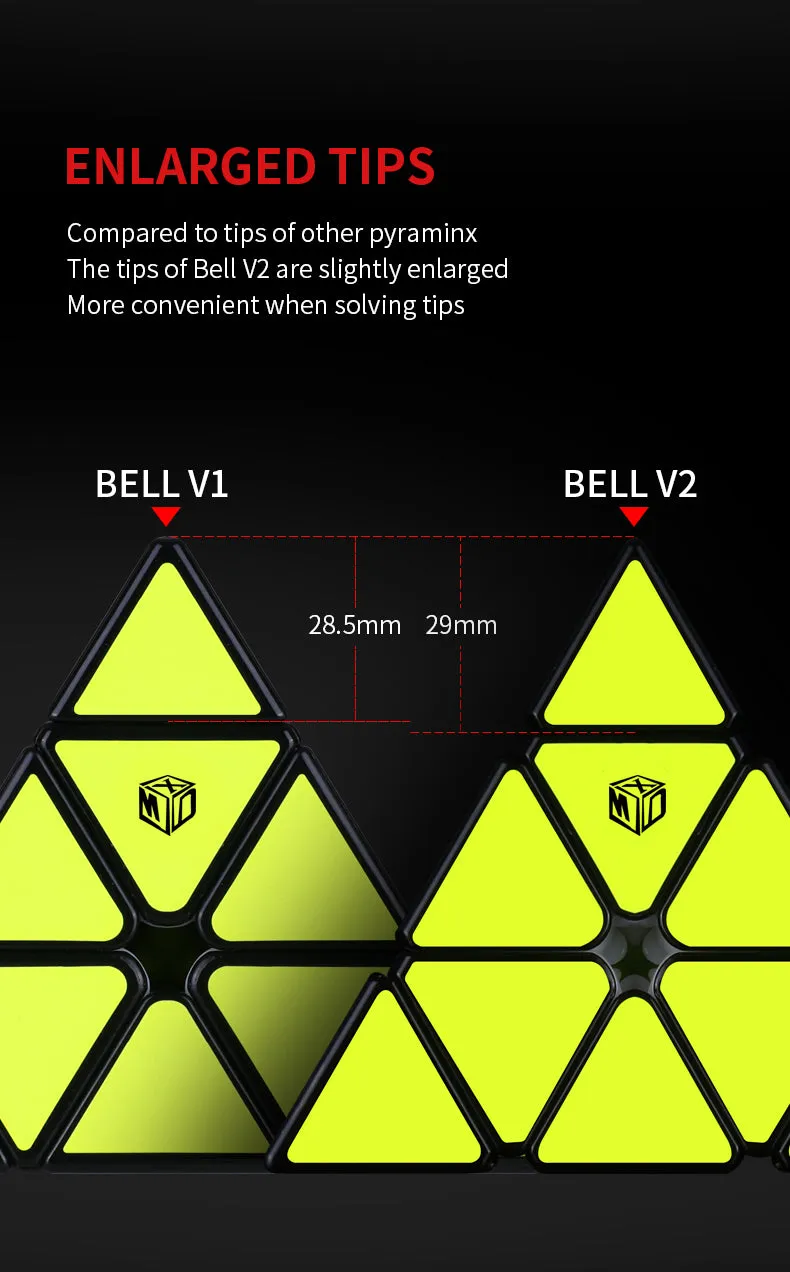 CSE Premium X-Man Bell Magnetic Pyraminx V2