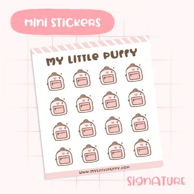 Cute Backpack Planner Sticker
