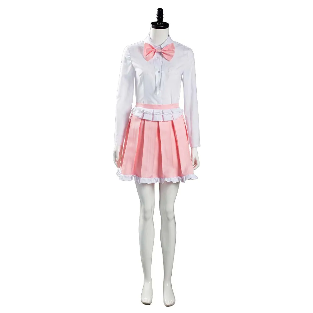 Danganronpa 2 Halloween Carnival Suit Monomi Cosplay Costume Uniform Skirt Outfit