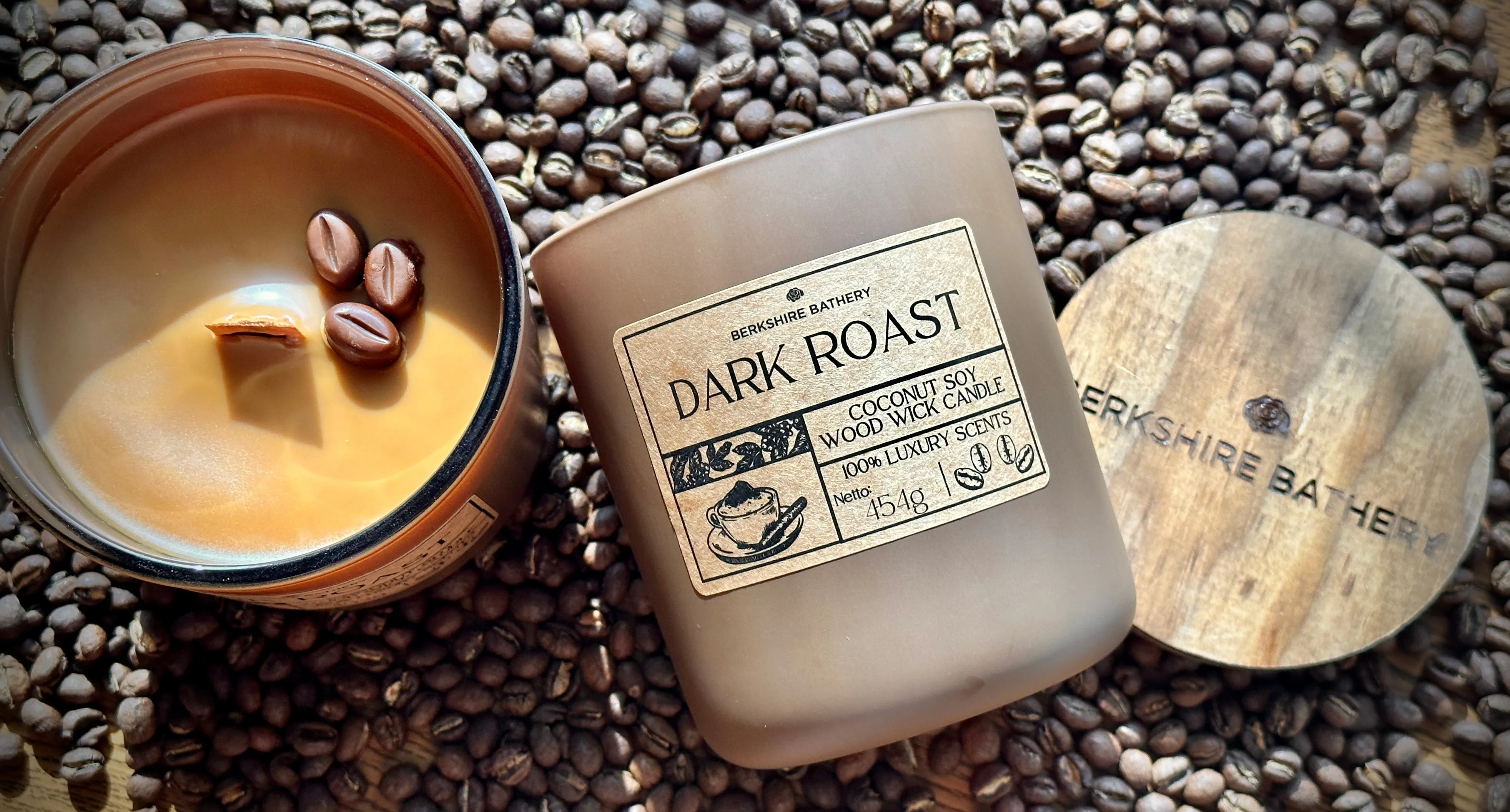 DARK ROAST | 16oz Wood Wick Candle