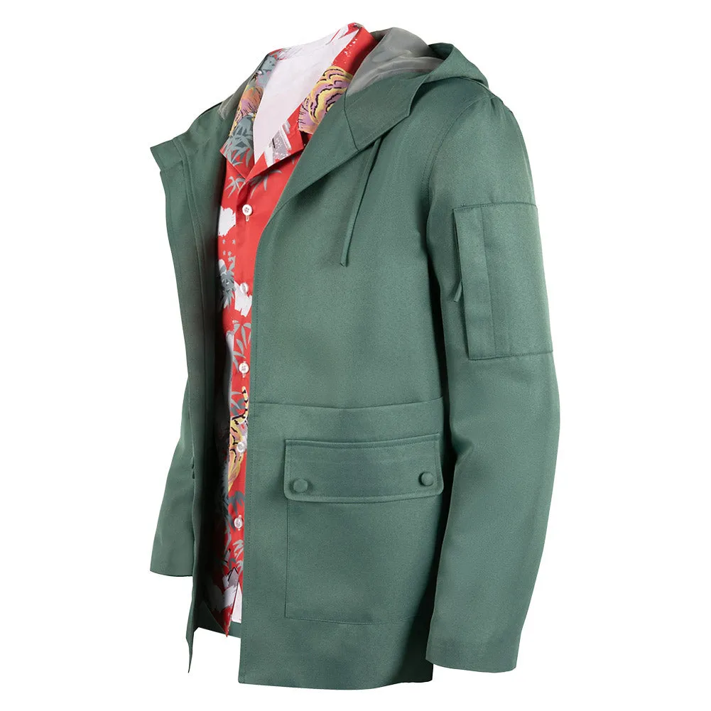 Deadpool 3 Wade Wilson Green Jacket&Red Shirt Cosplay Costume Outfits