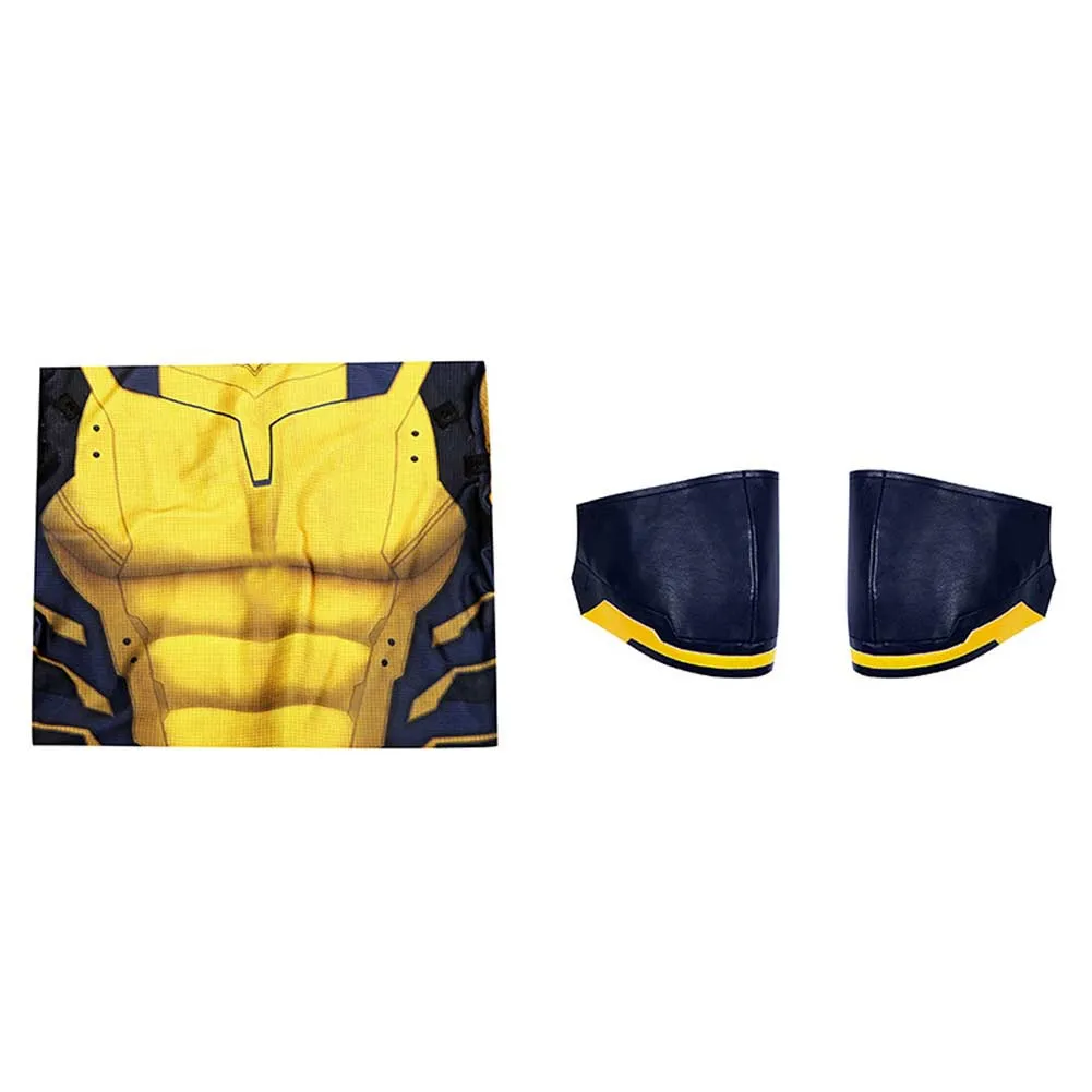 Deadpool 3 Wolverine Howlett Cosplay Costume Yellow Jumpsuit Outfits Halloween Carnival Suit