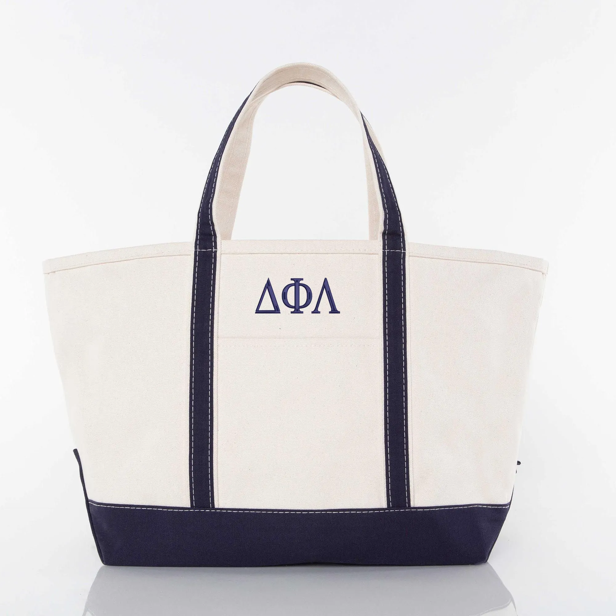 Delta Phi Lambda Large Canvas Tote Bag