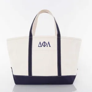 Delta Phi Lambda Large Canvas Tote Bag