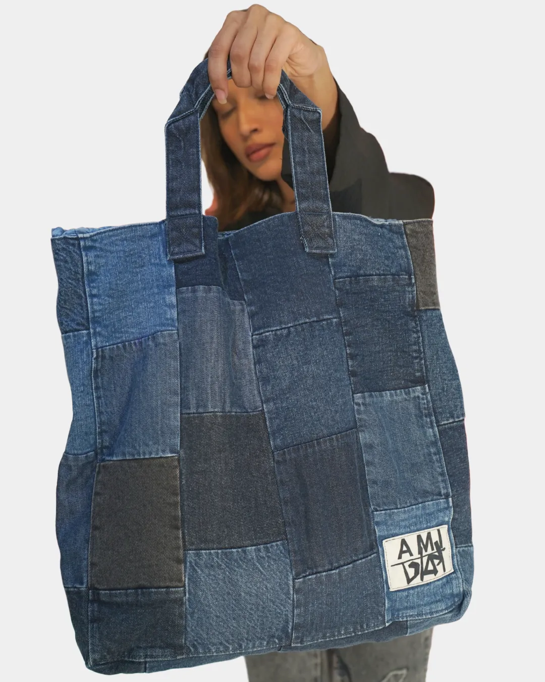 Denim Patch Tote