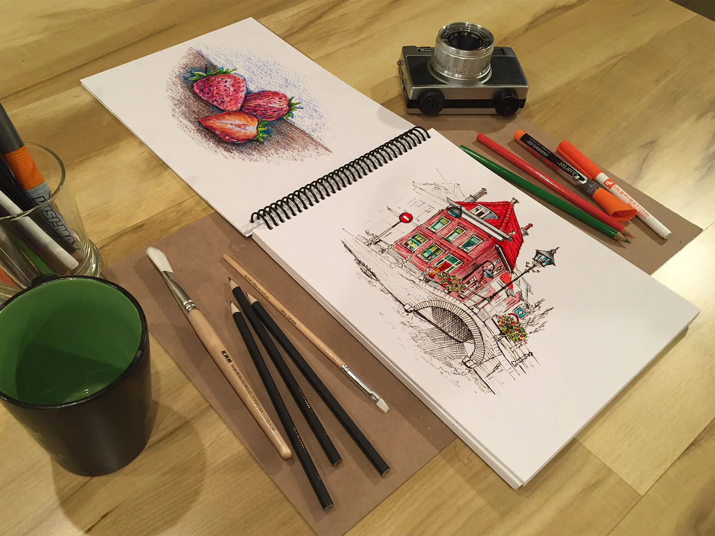 Design Ideation SKETCH. Spiral Bound Sketchbook. Top Spine. Multi-Media. (8.5" x 11") SB-50100-TS