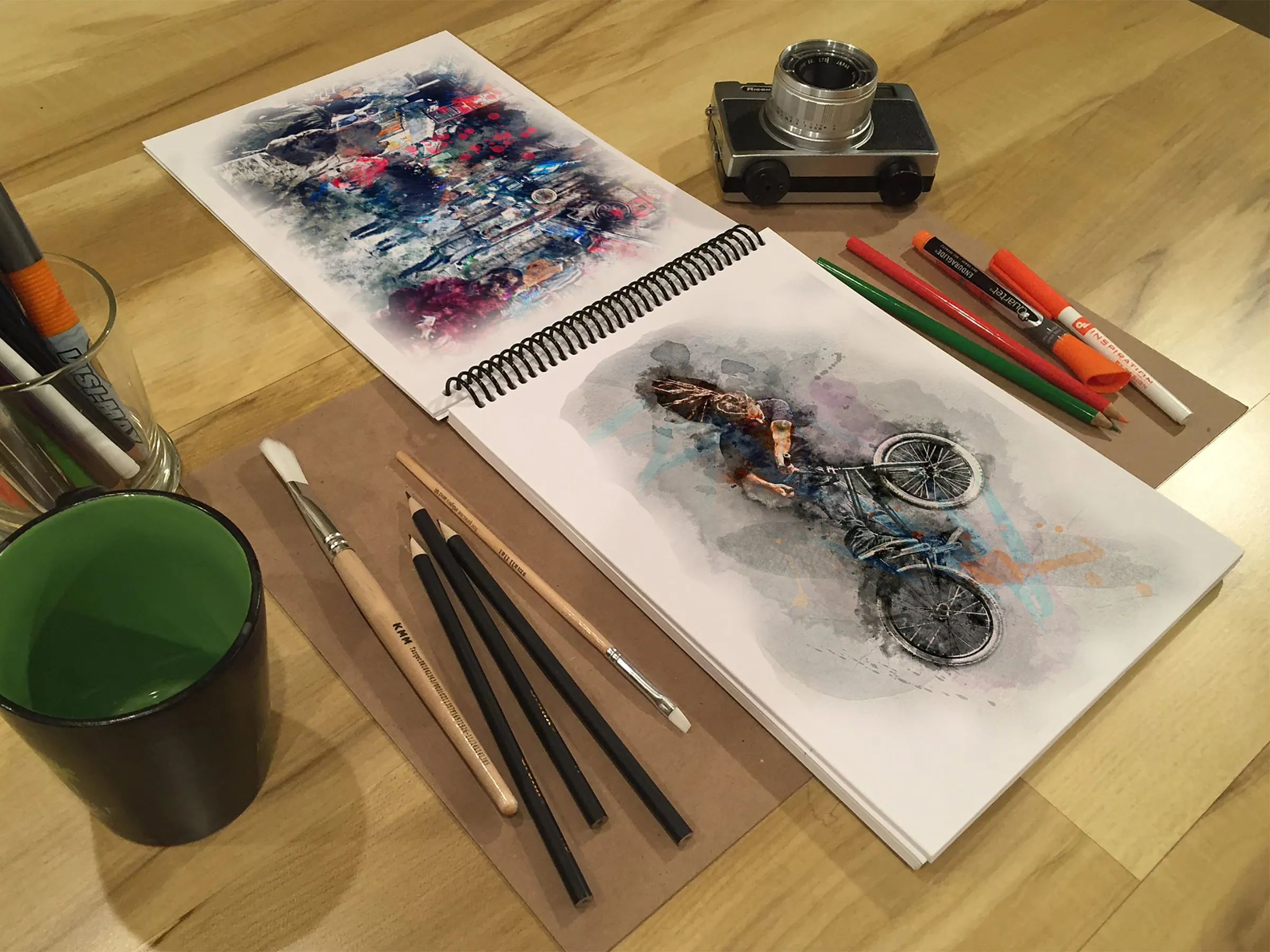 Design Ideation SKETCH. Spiral Bound Sketchbook. Top Spine. Multi-Media. (8.5" x 11") SB-50100-TS