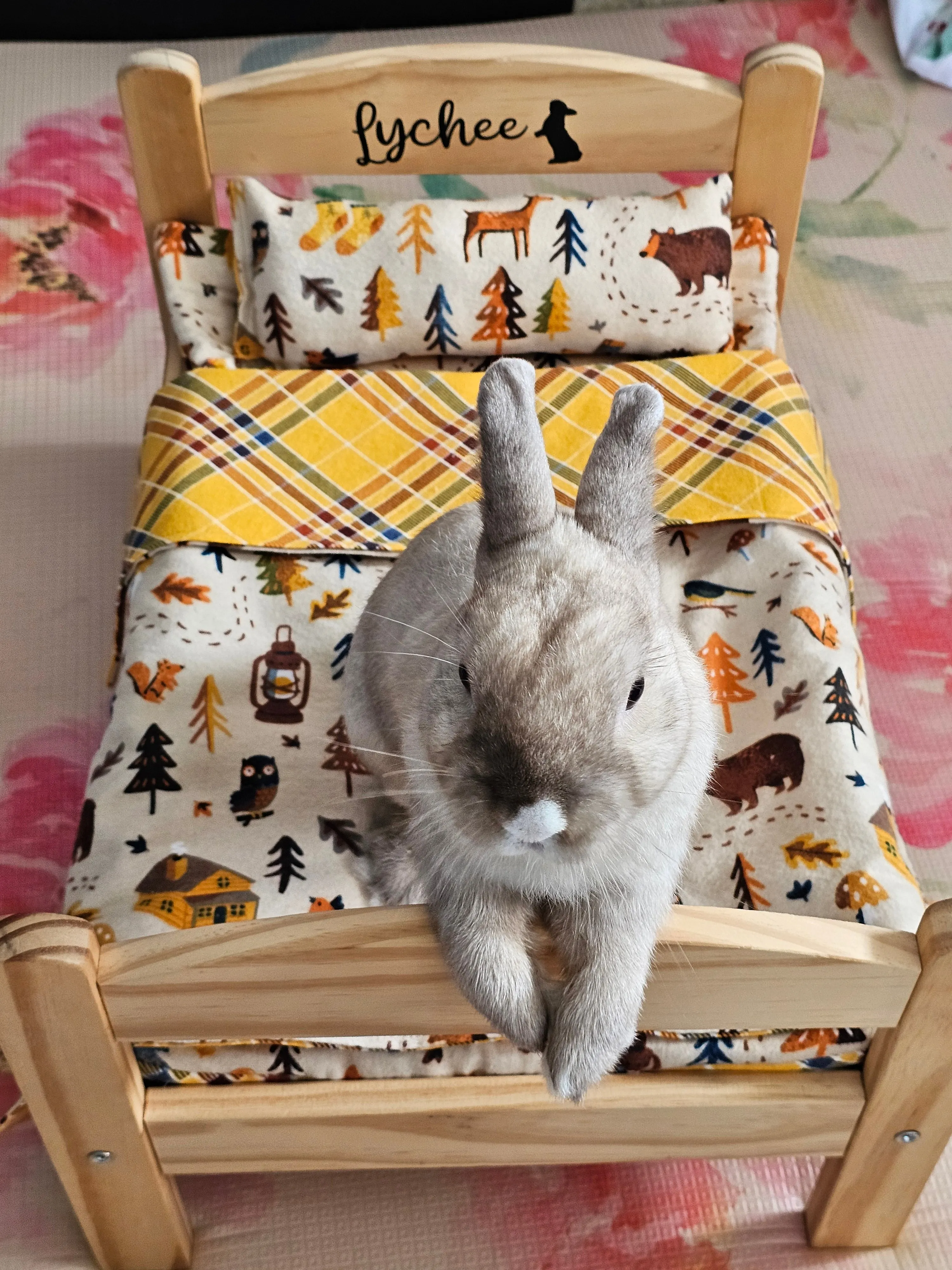 Design Your Own 100% Cotton Bunny Bedding Set for Wood Bunny Beds