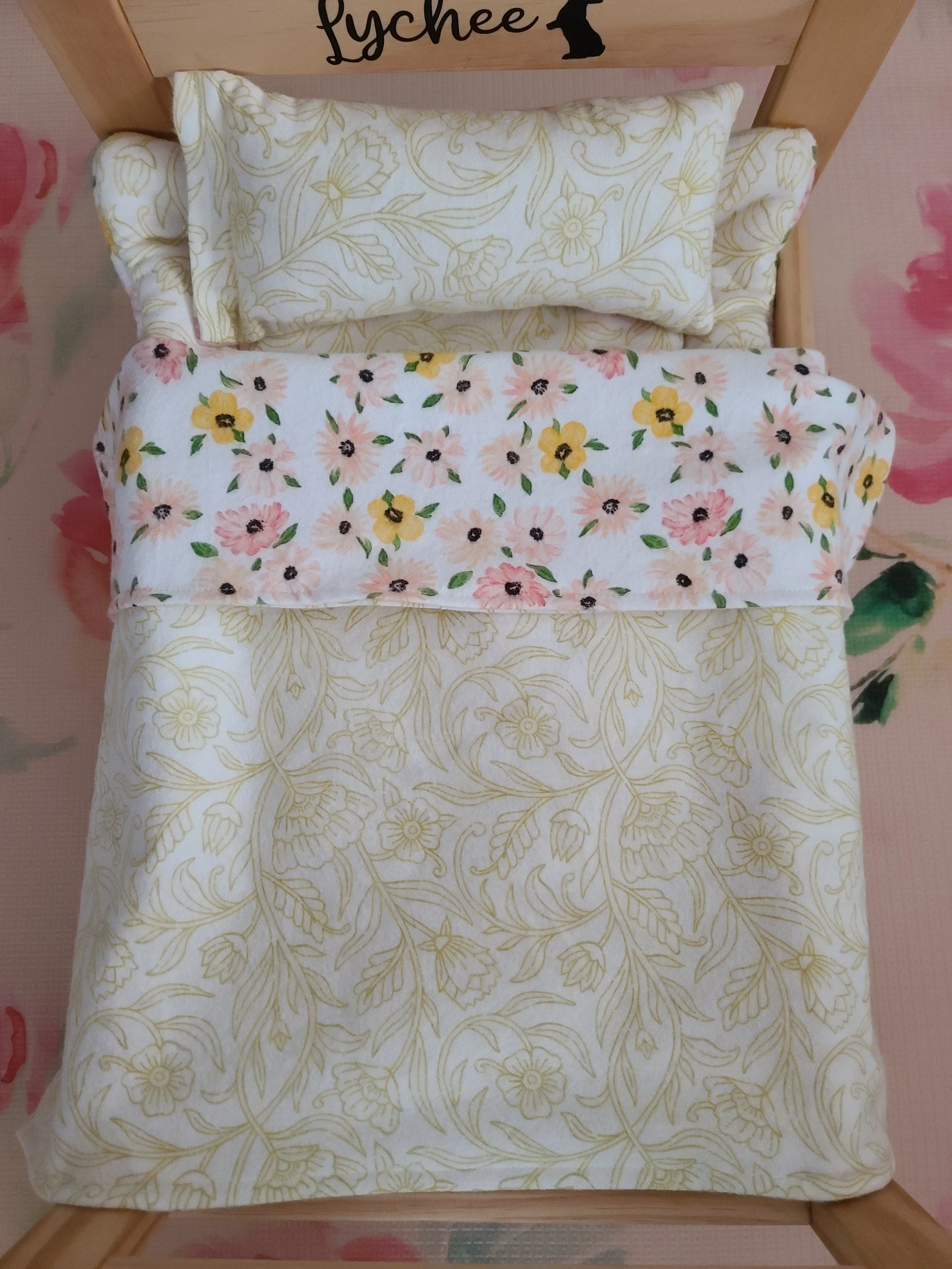 Design Your Own 100% Cotton Bunny Bedding Set for Wood Bunny Beds