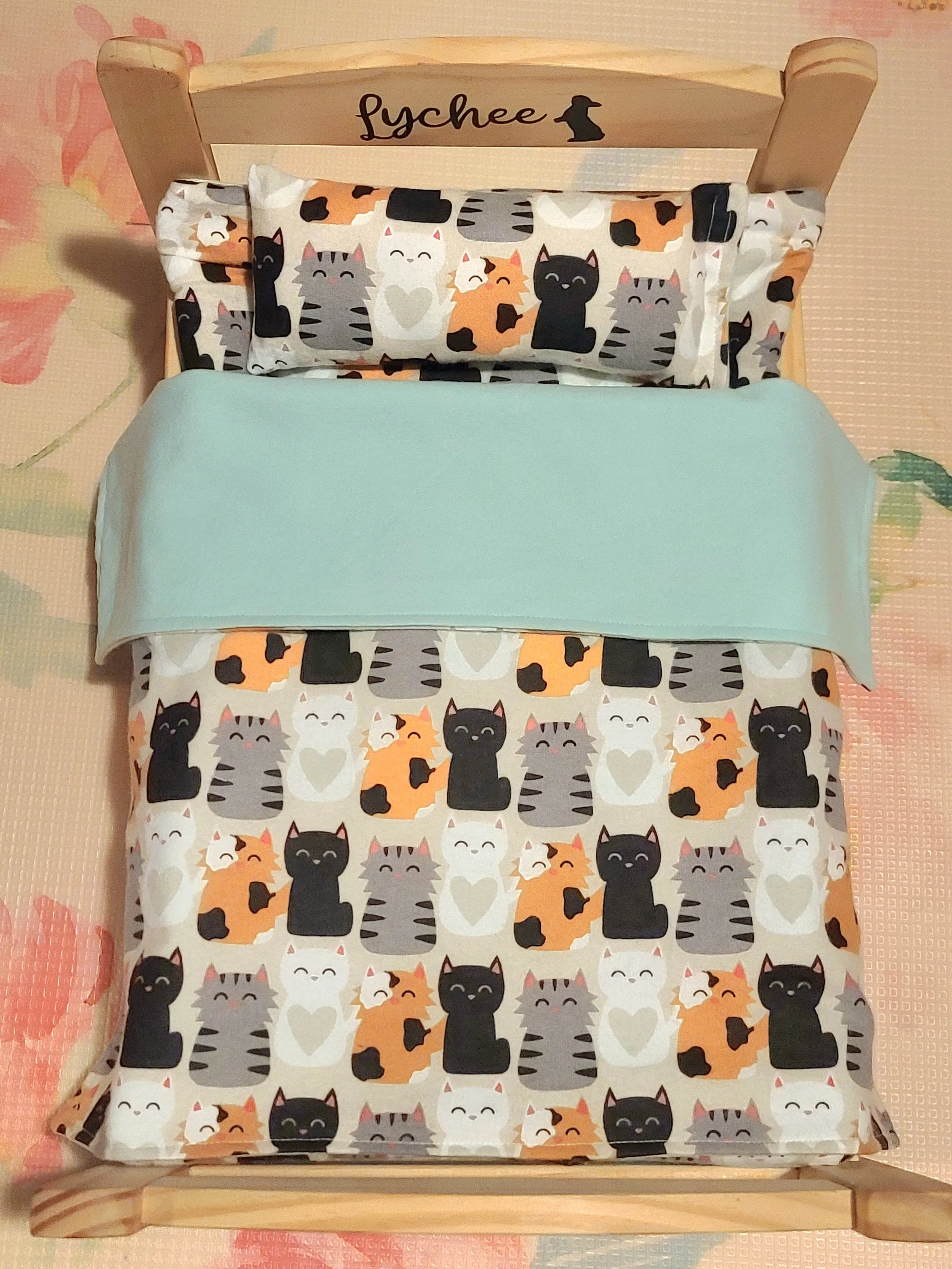 Design Your Own 100% Cotton Bunny Bedding Set for Wood Bunny Beds