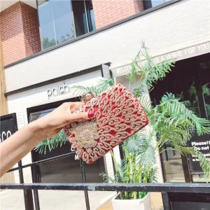 Diamond Banquet Bag Fashion Ladies Single Shoulder Dinner Bag Women's Chain Handbag