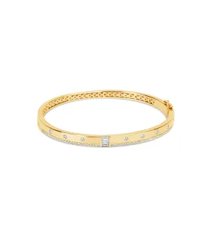 Diamond Dot Bangle