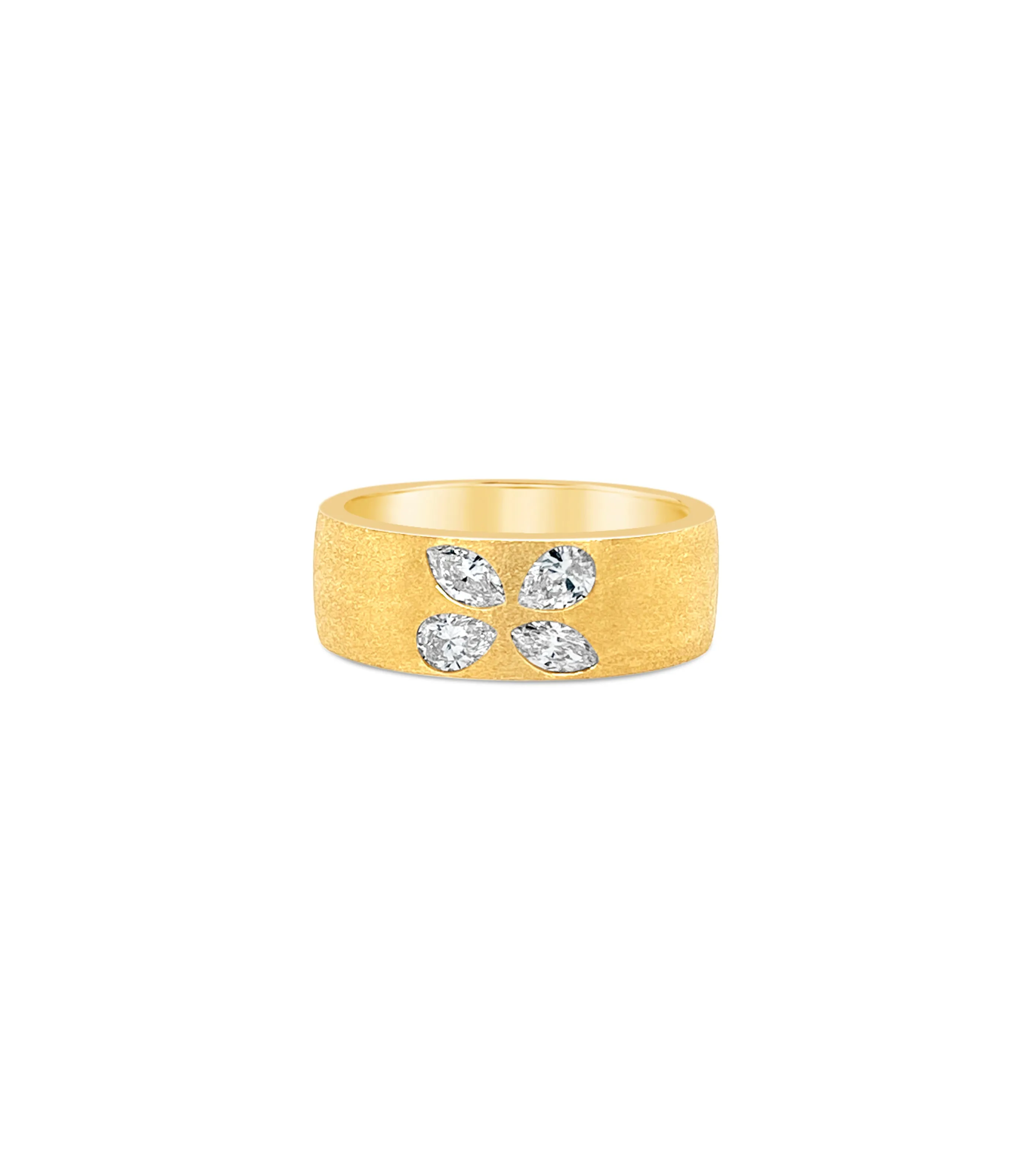 Diamond Pear and Marquise Celestial Cigar Band