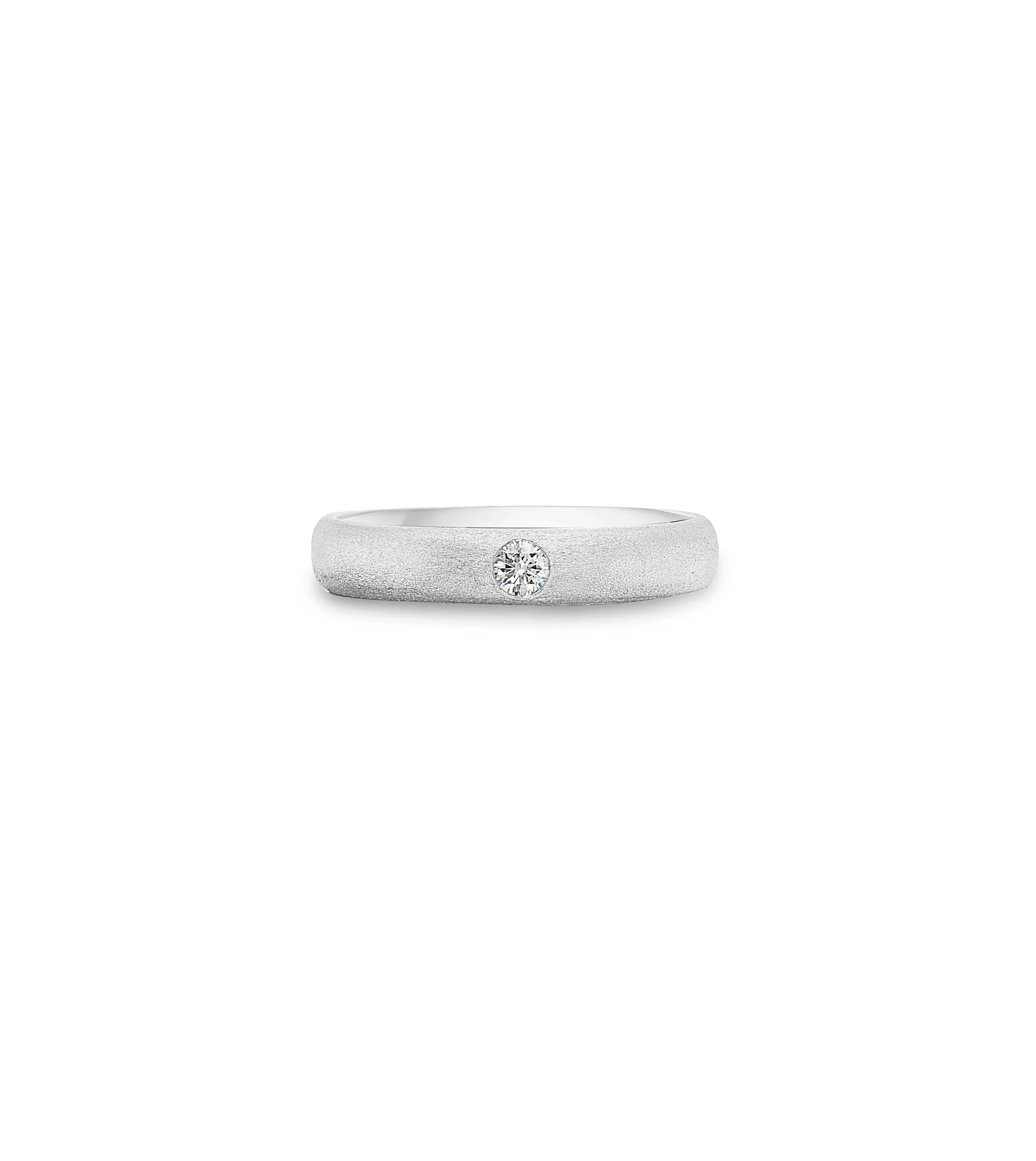 Diamond Round Flush Band