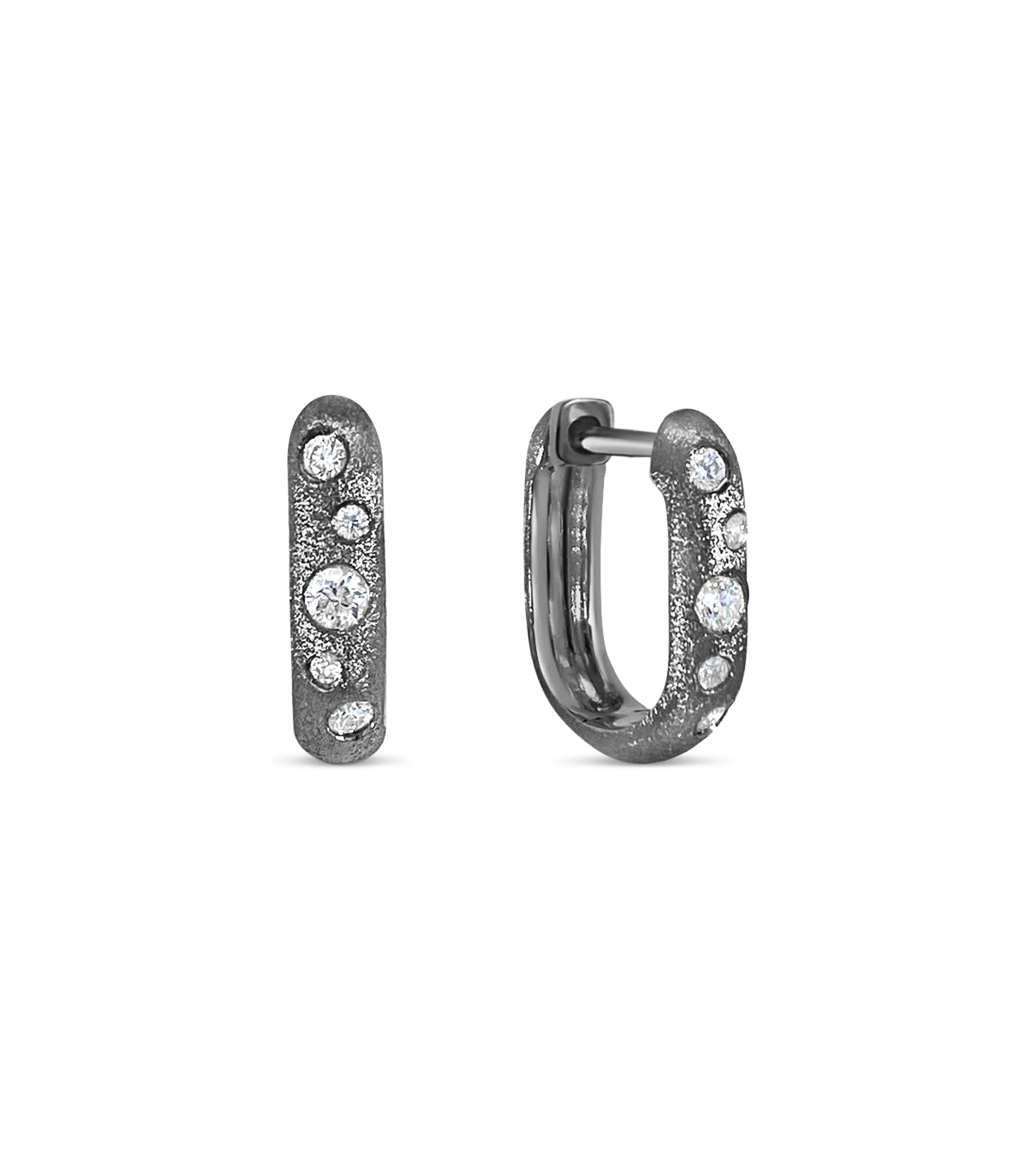 Diamond Scatter Huggie Earring