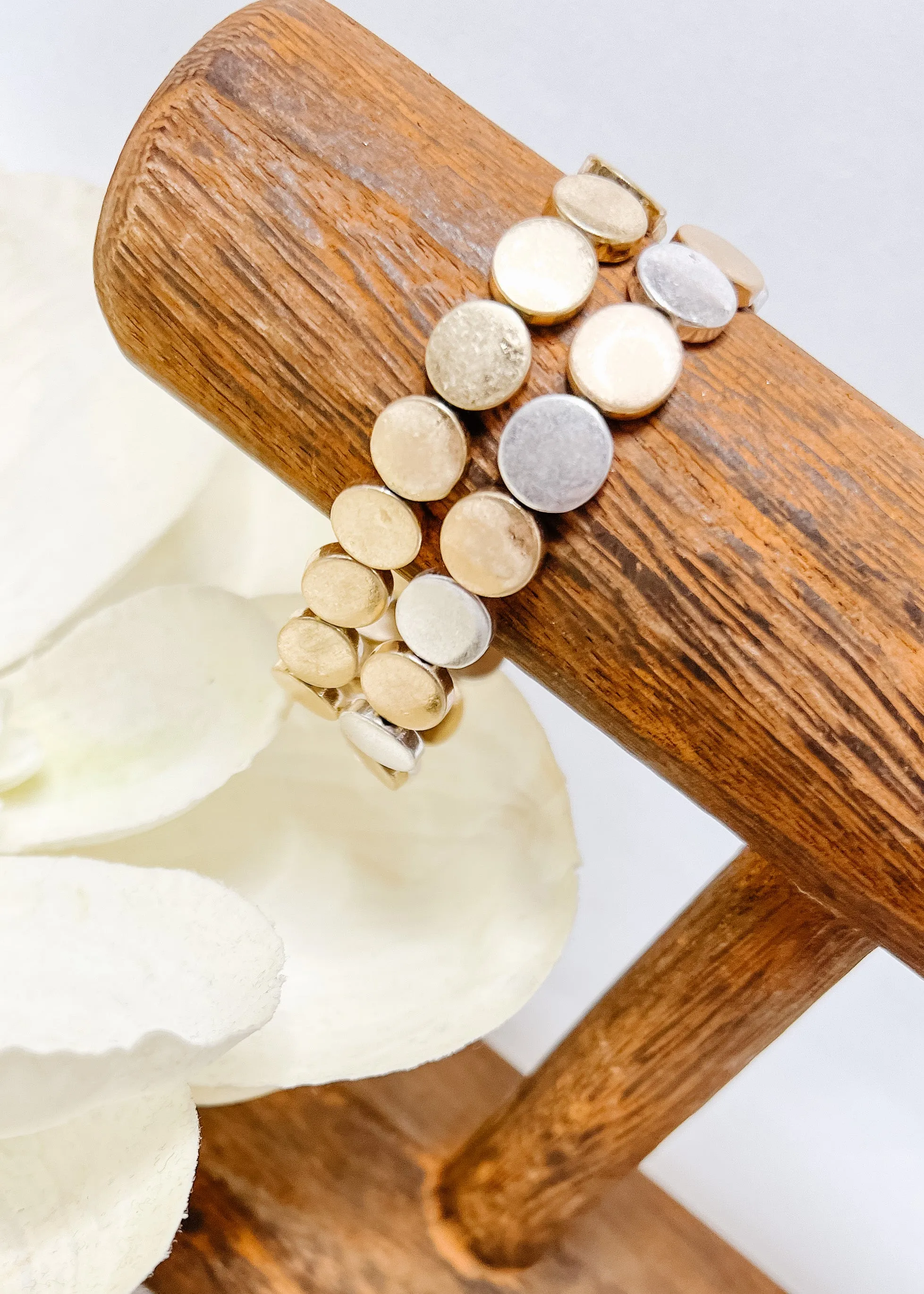 Disc Stretch Bracelet