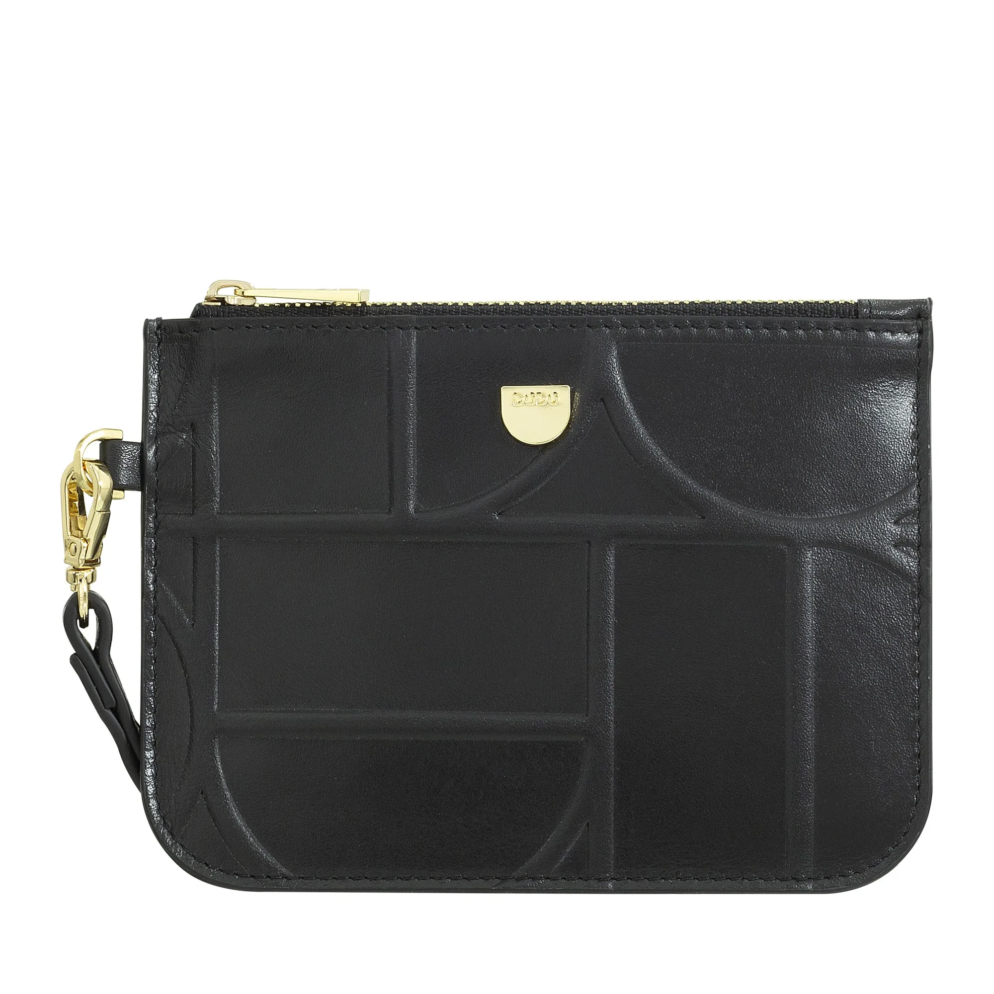 Dudu Pochette Women's Playing Leather Plendor, Bag's hand clutch bag - Elegant, Compact and Practice for Cards, Coins and Small Objects