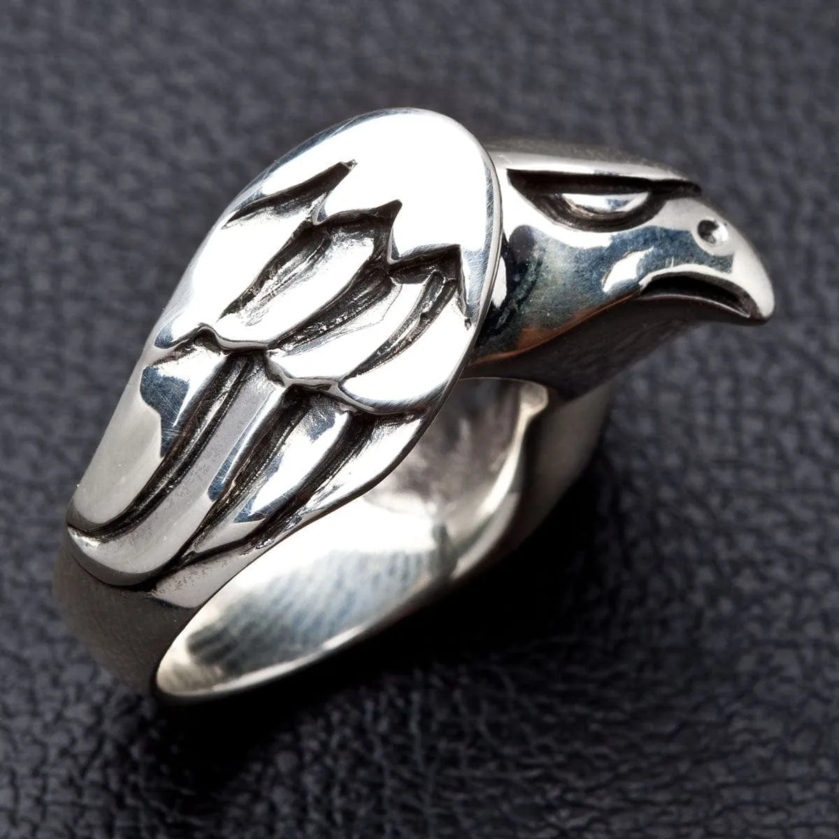 Eagle Hawk Sterling Silver Ring