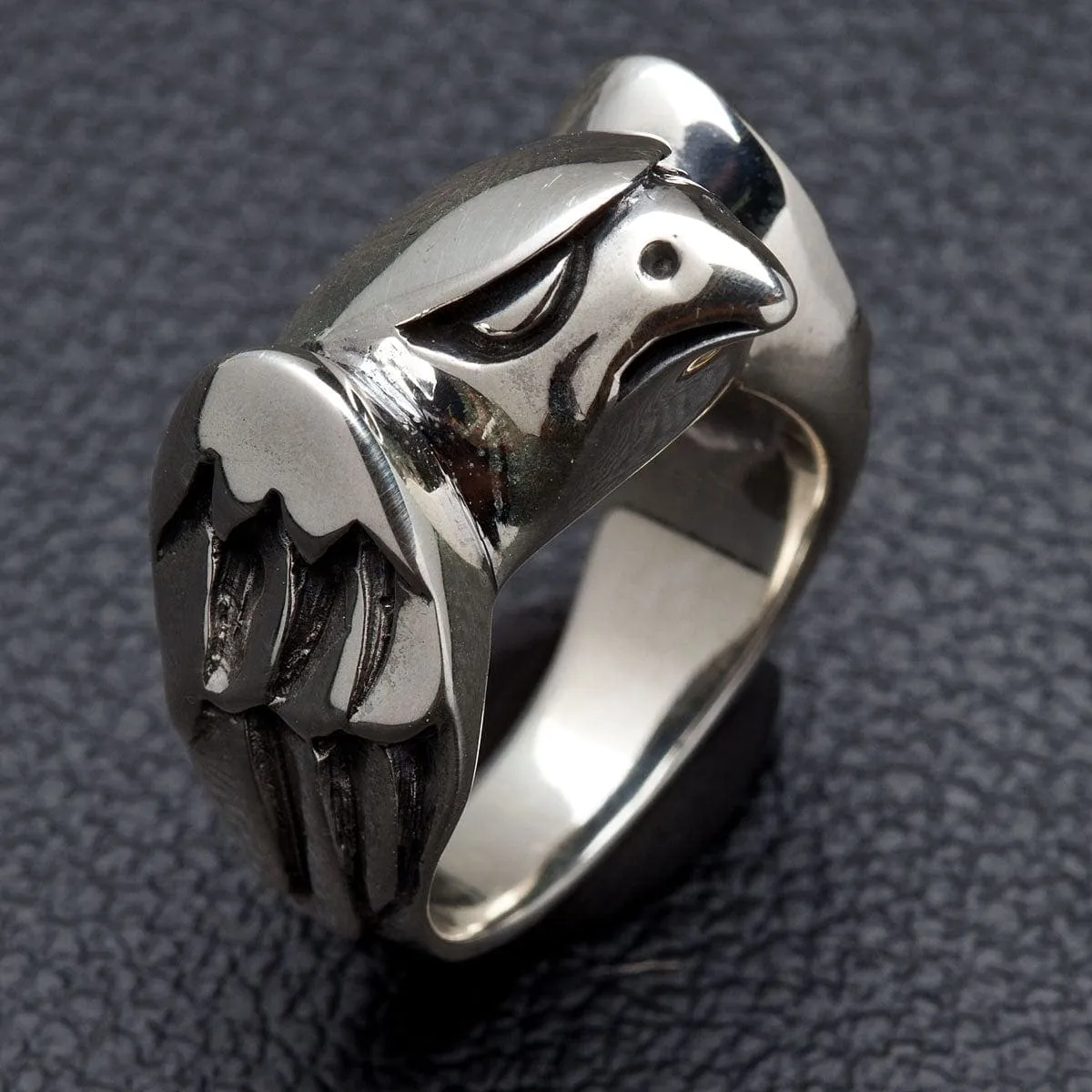 Eagle Hawk Sterling Silver Ring