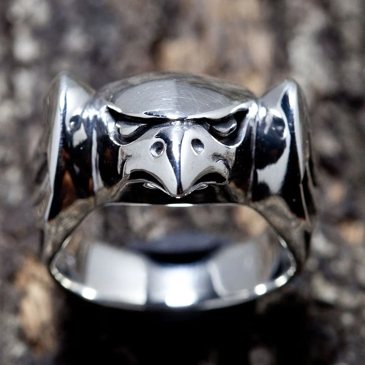 Eagle Hawk Sterling Silver Ring
