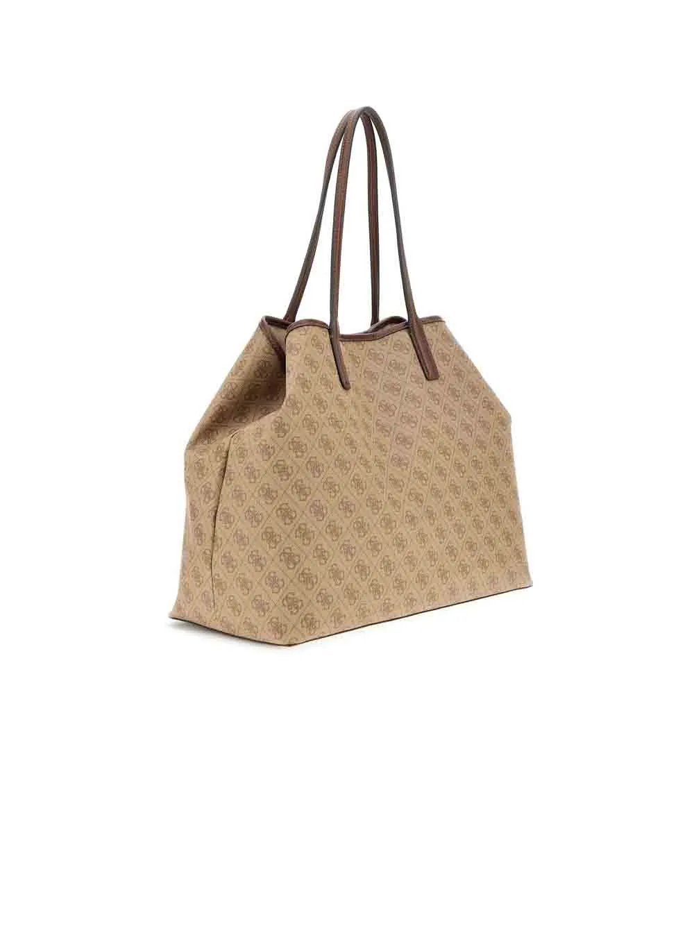 Eco Victtoria Lrg 2 In 1 Tote - Latte Logo
