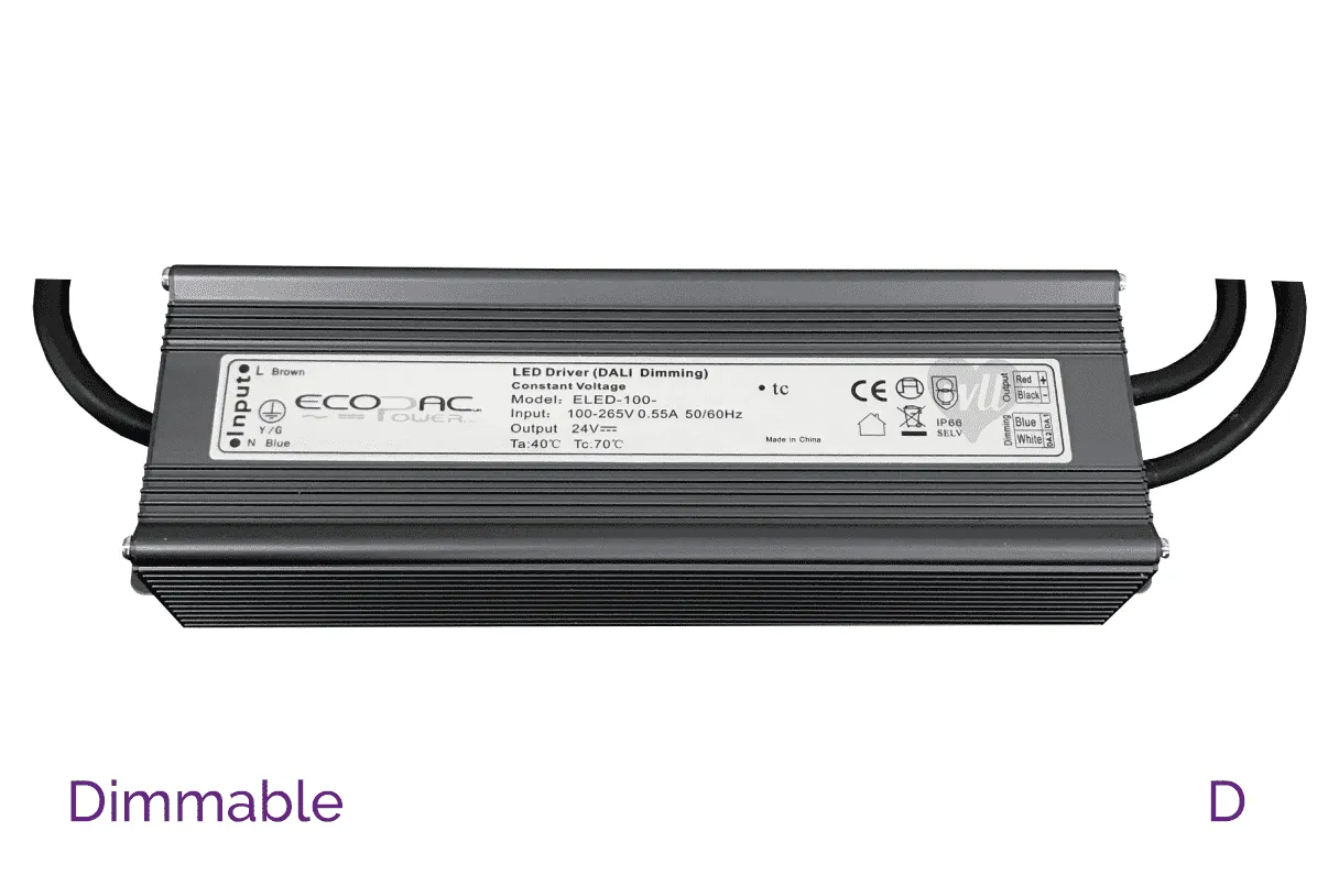ELED-200-12DP2 | 200w | 12v | 16A | Ecopac Dali PSU