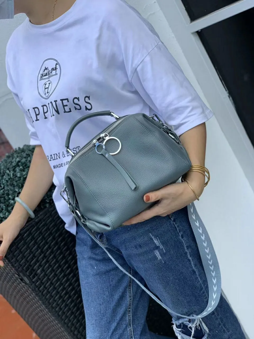 Elegant Fashion Tassel Female Shoulder Bag Large Capacity