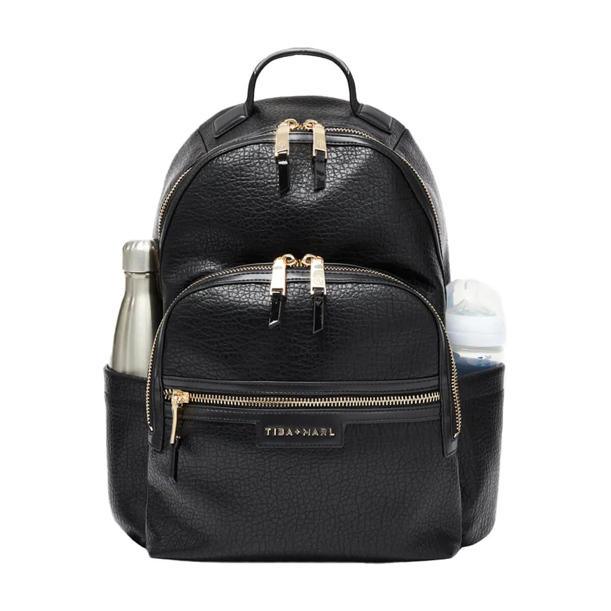 Elwood Twin Changing Backpack Veganes Leder aus recyceltem Polyurethan