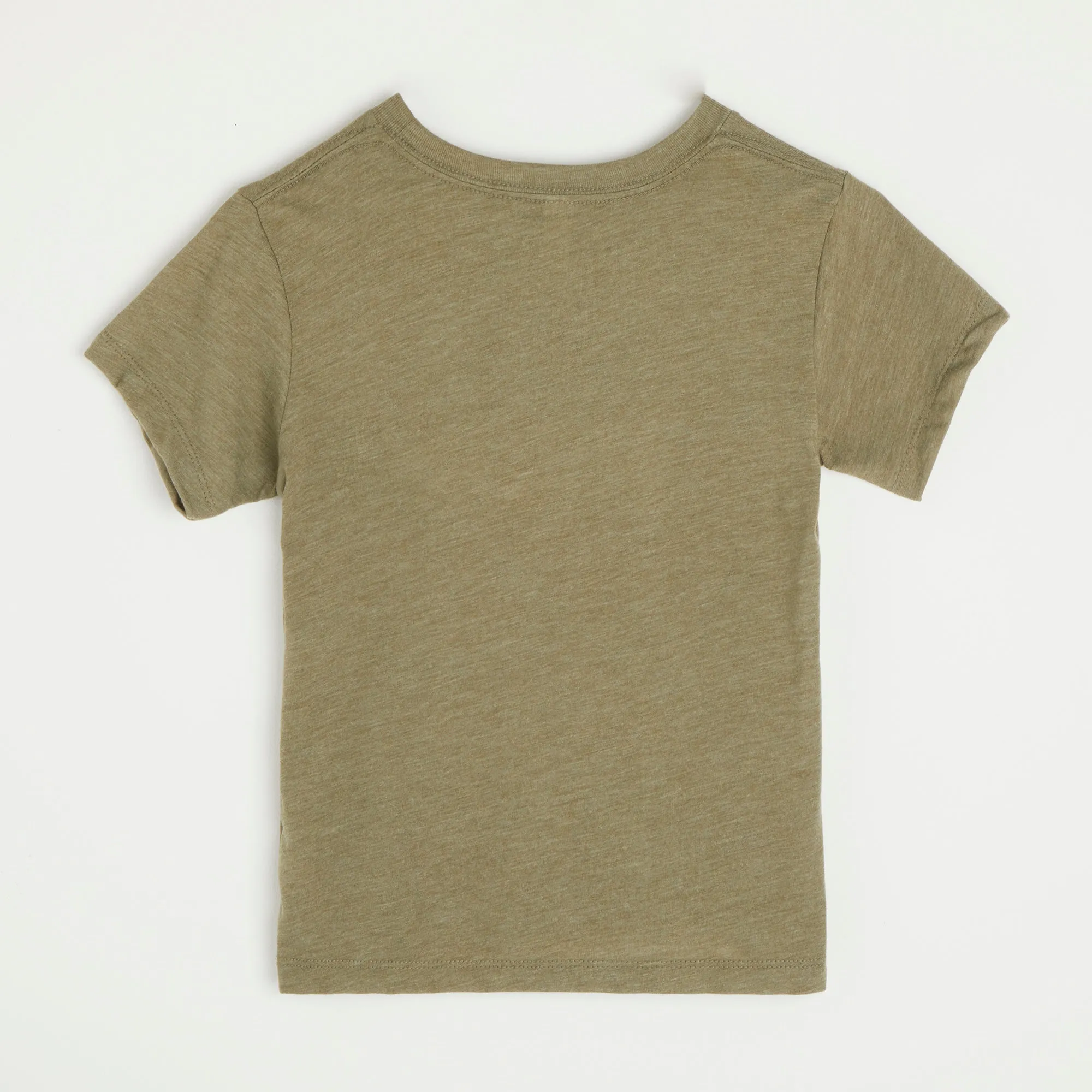 Embroidered Khaki Mono T-shirt